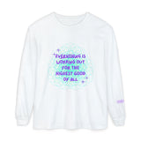 Everything is working out 💜 Unisex Long Sleeve T-Shirt