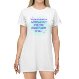Everything is working out 💜 T-Shirt Dress